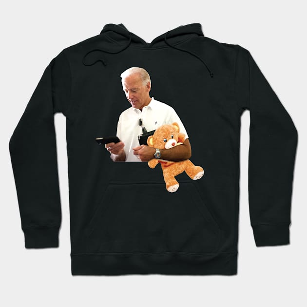 Anti Joe Biden Trump 2020 Puppet GOP Conservative Ukraine Sleepy Creepy Dementia Hoodie by Shirtsurf